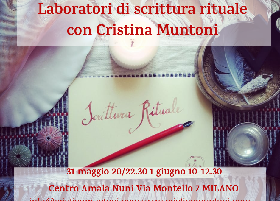 Laboratori di scrittura rituale a Milano
